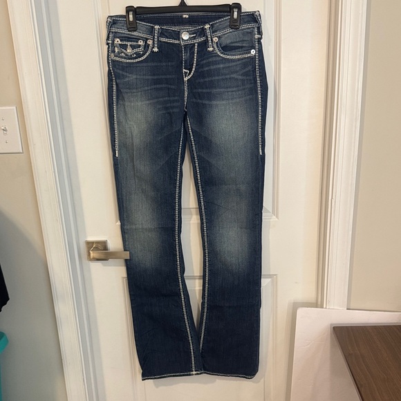 True Religion Dark Blue Women's Boot Cut Jeans - Picture 1 of 13